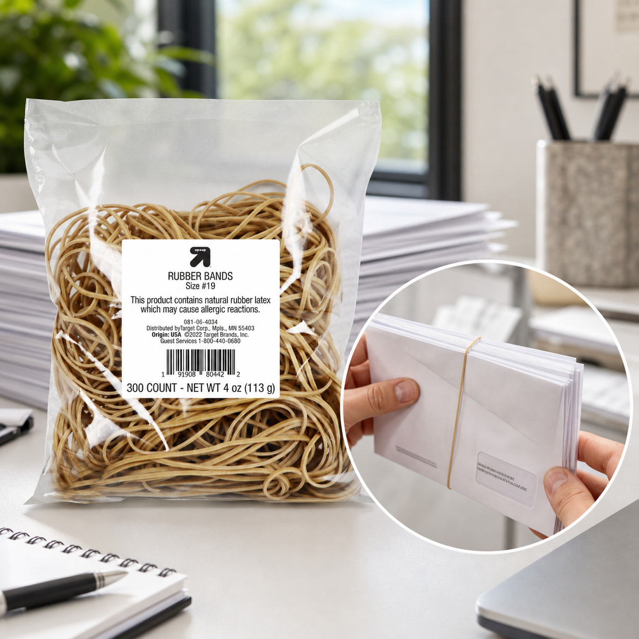 Tan Stationery & Office Supply - 900 шт. резинок для канцелярских принадлежностей,