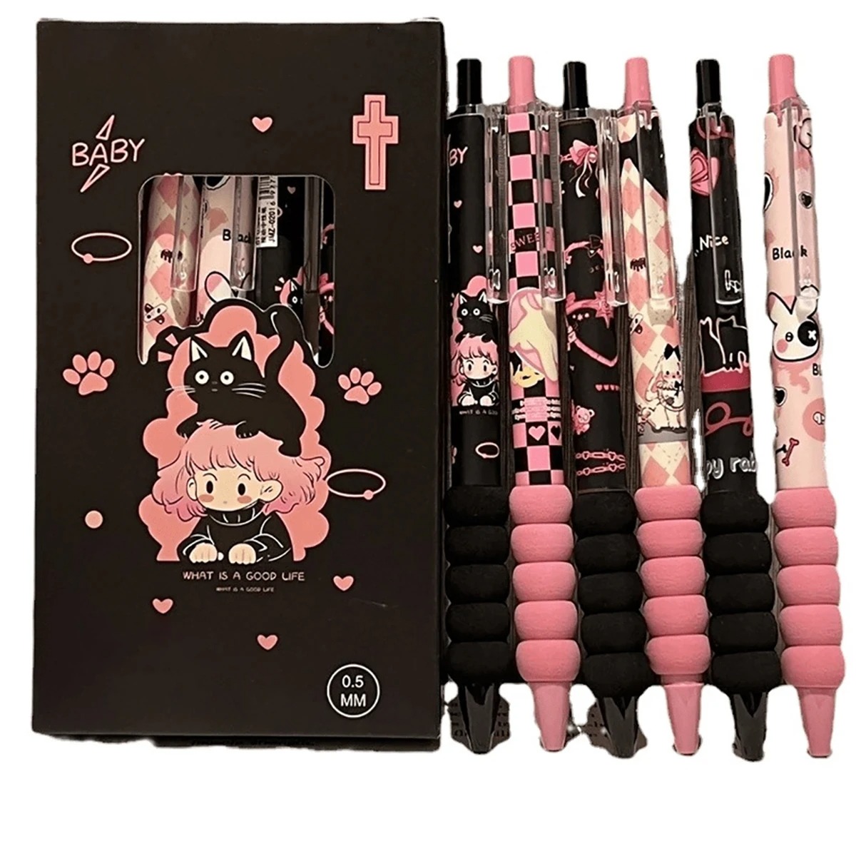 Ideal Stationery & Office Supply - Набор из 6 модных милых ручек