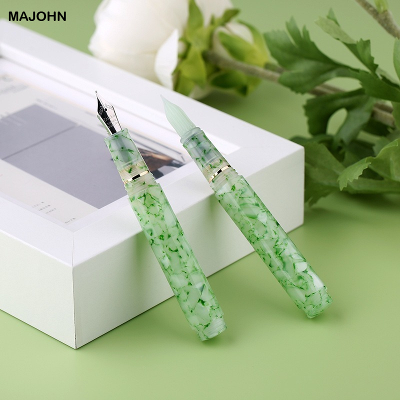 Office Stationery Supply Business - MAJOHN N8 смоляная стеклянная ручка, чернильная