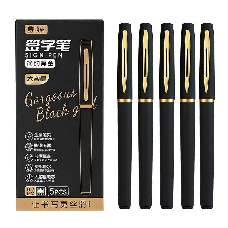 Office Stationery Supply Business - 5 шт./упак. гелевая ручка большой емкости
