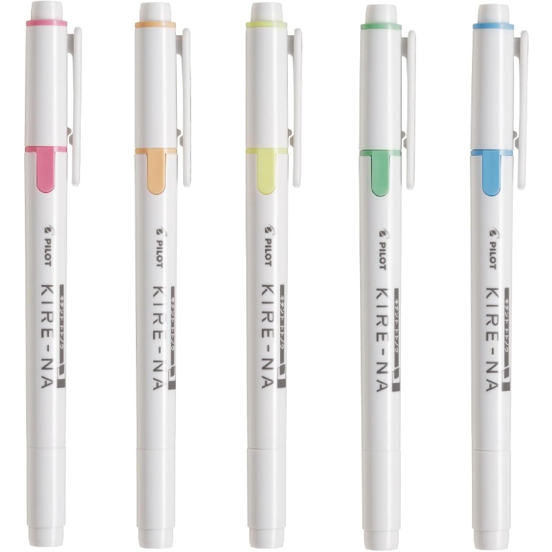 Highlighter Set Pastel - Набор хайлайтеров PILOT KIRE-NA, цветной хайлайтер
