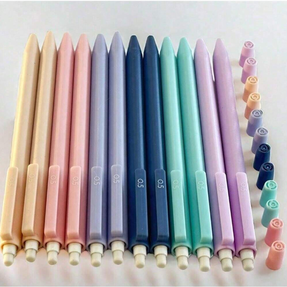 Highlighter Set Pastel - Набор милых пастельных механических карандашей, двойные