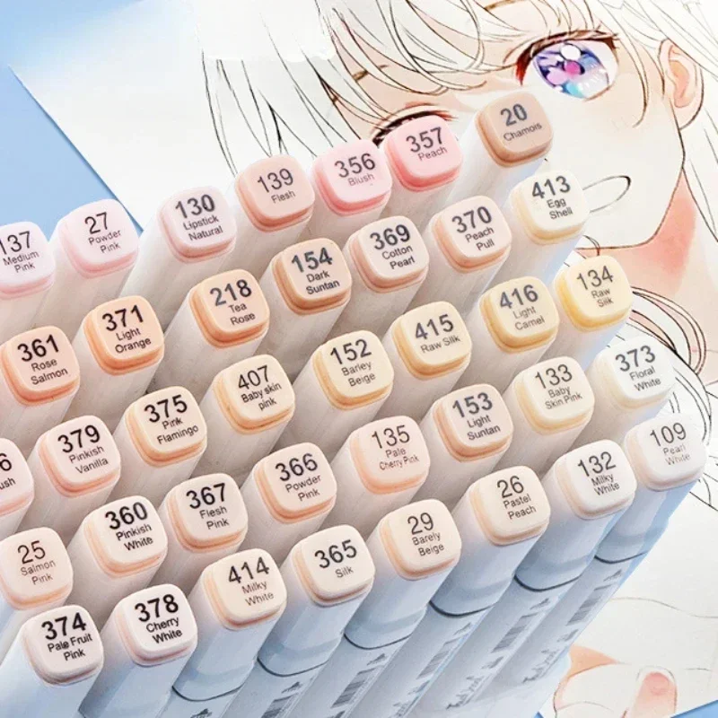 Highlighter Set Pastel - 6/12/24/30 цветов, набор двуглавых маркеров для