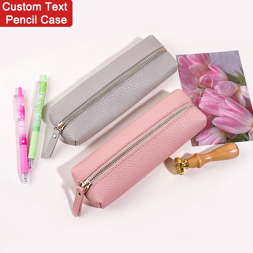 Pencil Case Large - Вместительный пенал с индивидуальной надписью, лазерная