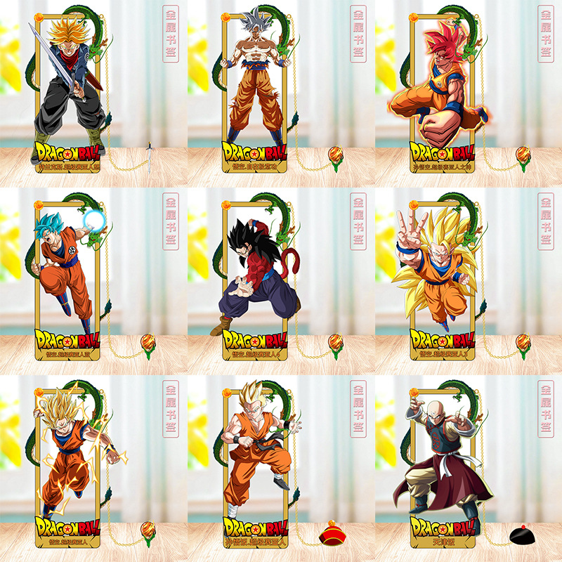 Ideal Stationery & Office Supply - Металлическая Закладка DRAGON BALL, зажим в