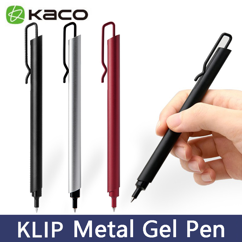 Office Stationery Supply Business - Kaco металлическая гелевая ручка 0,5 мм