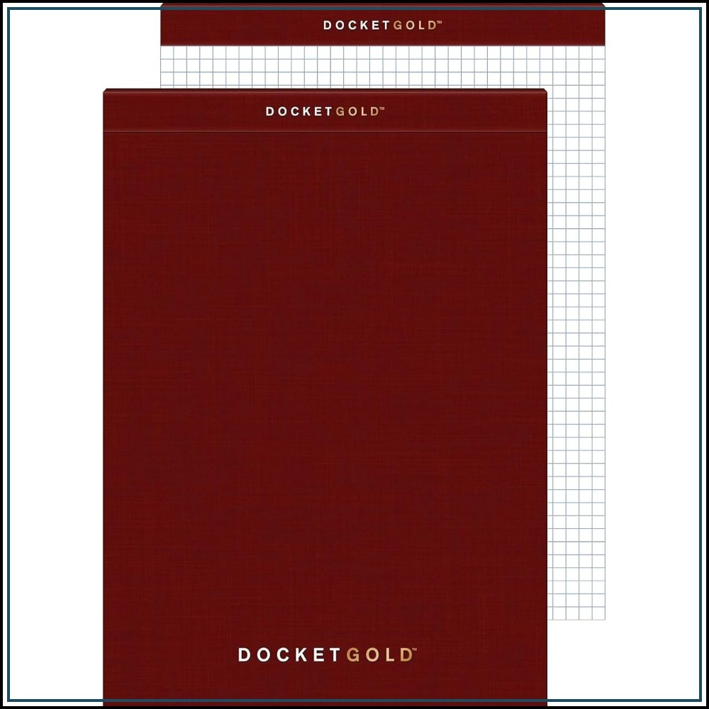 Graph Paper Pad - Блокнот для графических рисунков премиум-класса, 8,5x11
