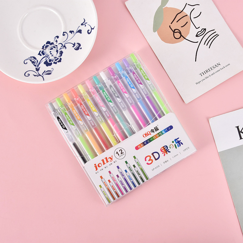 3D Трехмерная Желейная ручка ц – обзор и цена Gel Ink Pen Set