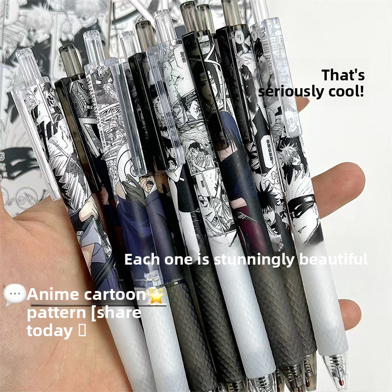 Гелевая ручка с принтом персон – обзор и цена Gel Ink Pen Set