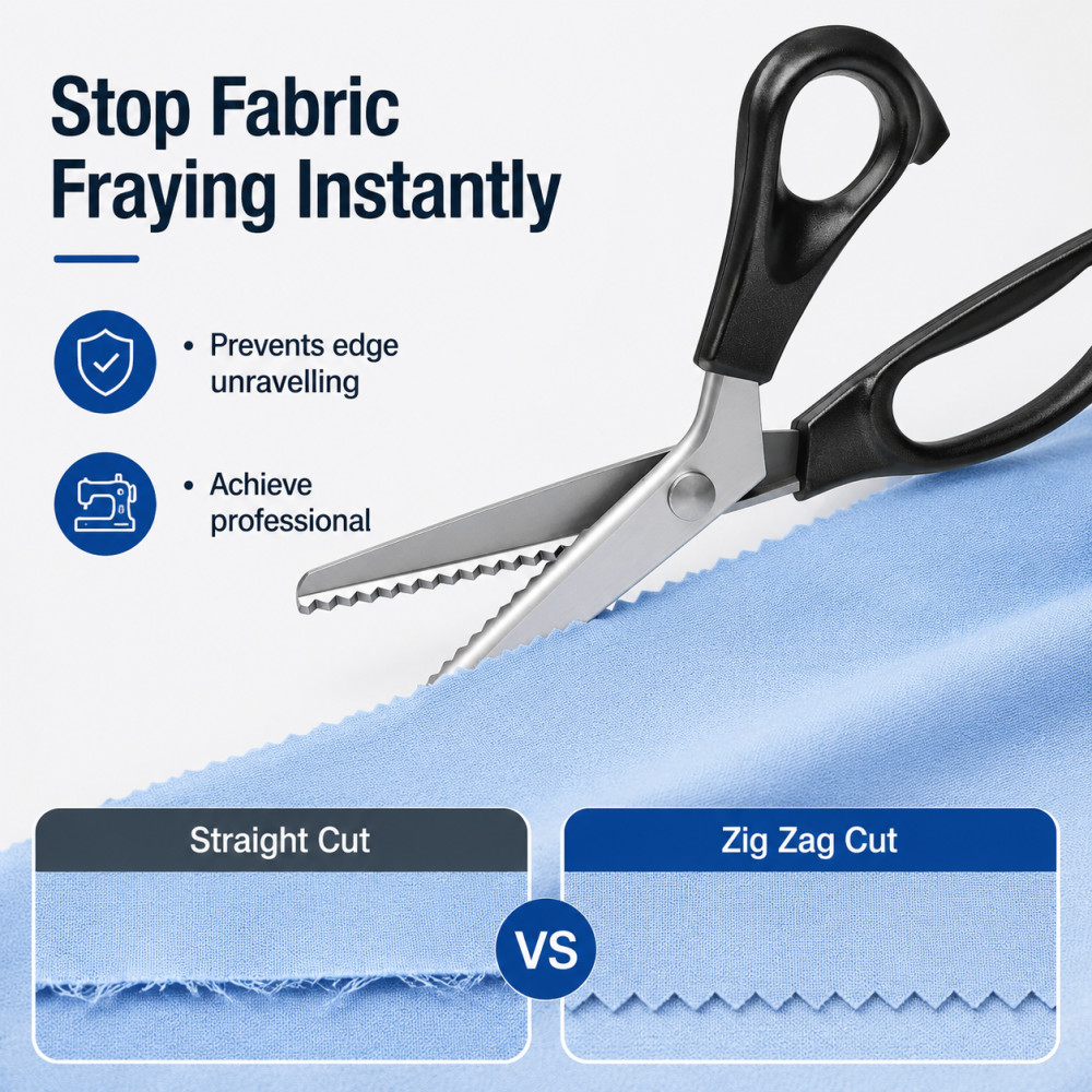 Ножницы зигзаг из нержавеющей  – обзор и цена Scissors Stainless Craft