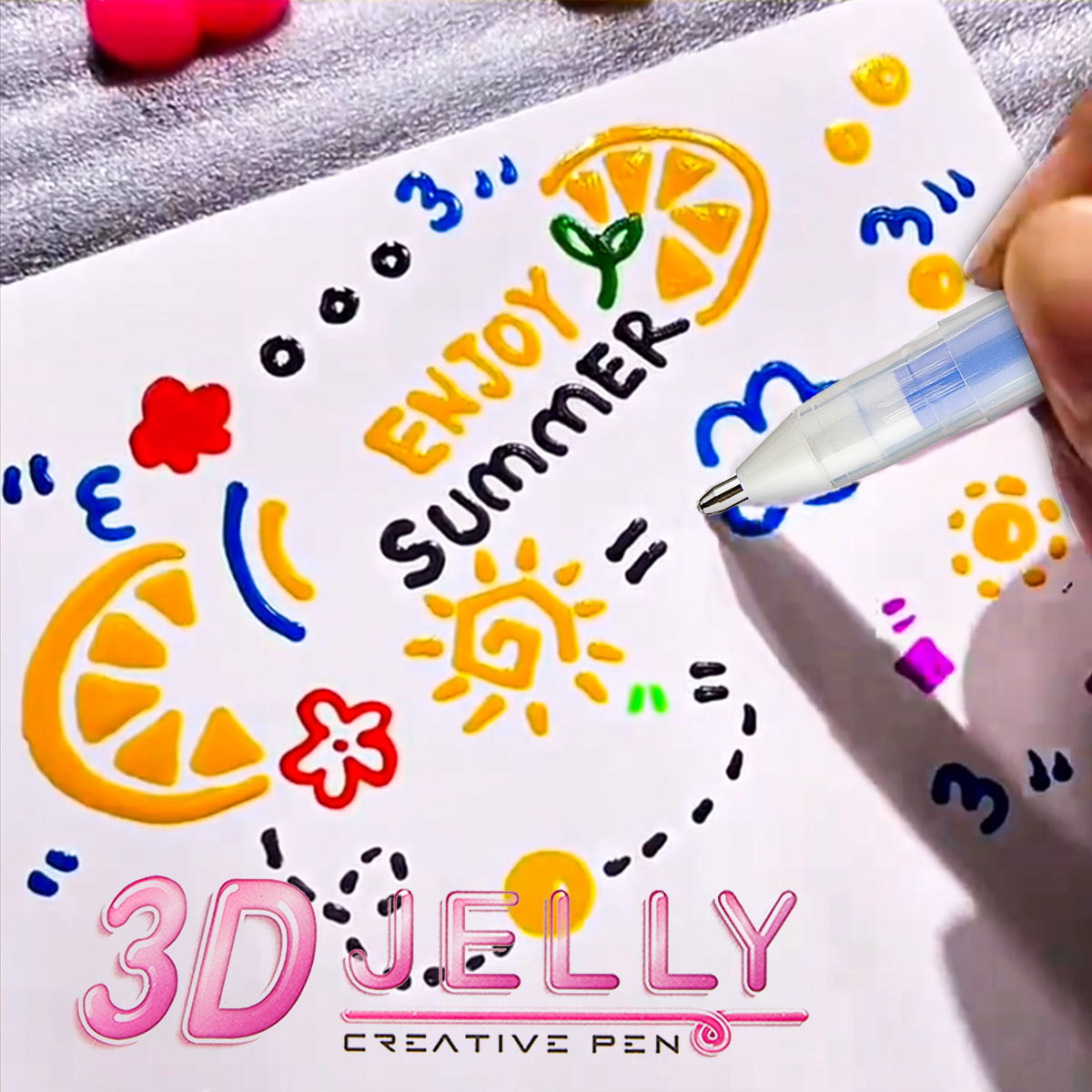 Набор 3D-желейных гелевых руче – обзор и цена Gel Ink Pen Set