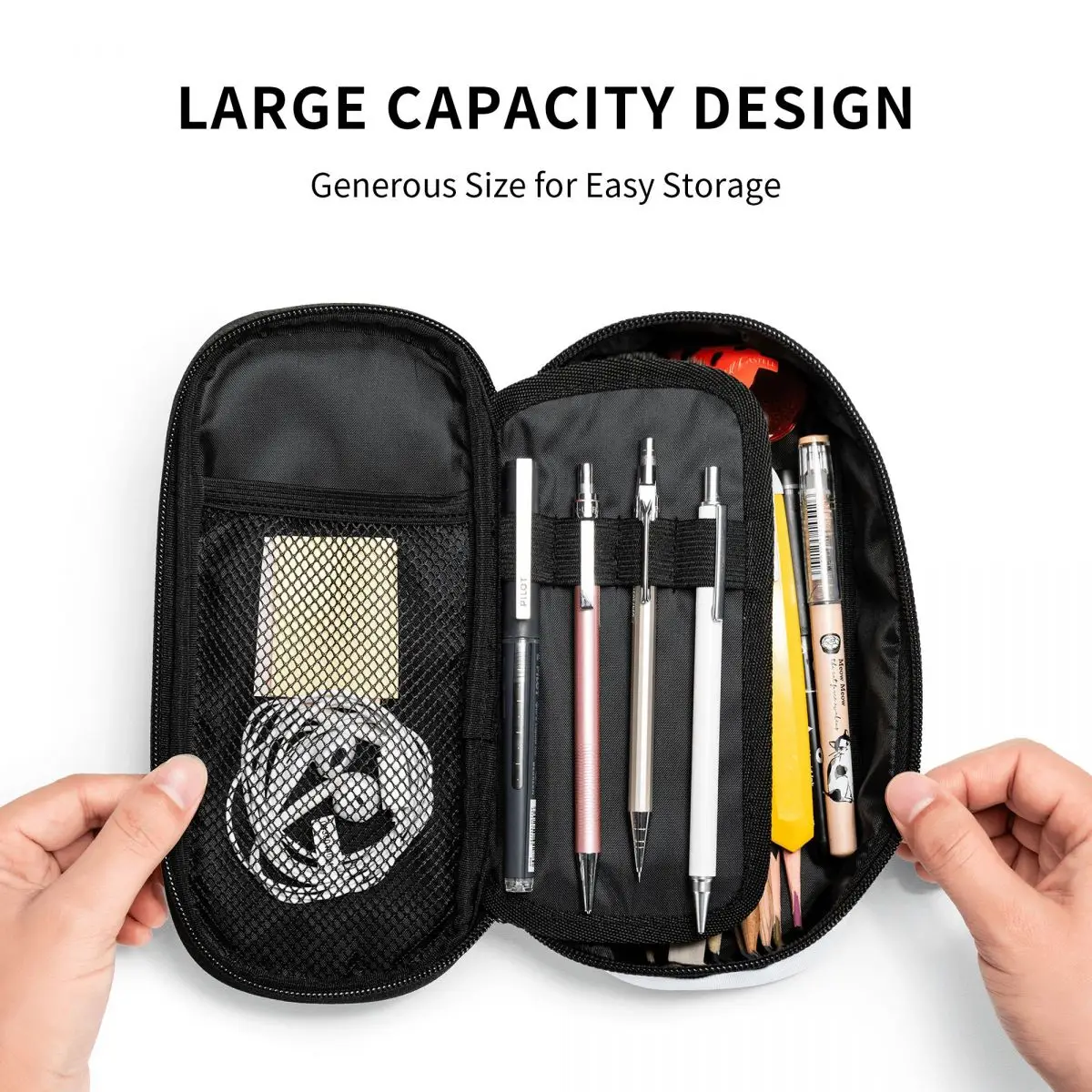 Черно-коричневый пенал для руч – обзор и цена Tan Stationery & Office Supply