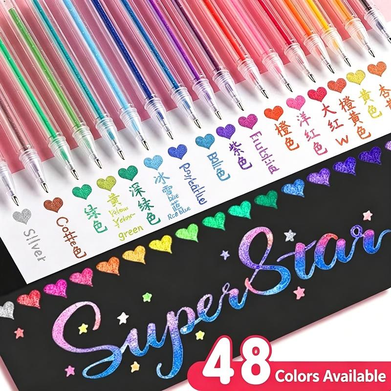 Набор гелевых ручек с блесткам – обзор и цена Gel Ink Pen Set