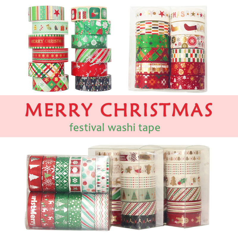 60 метров Рождественский набор – обзор и цена Washi Tape Set