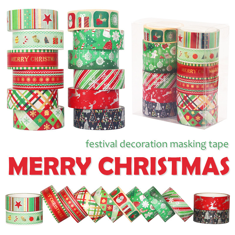 60 метров Рождественский набор – обзор и цена Washi Tape Set