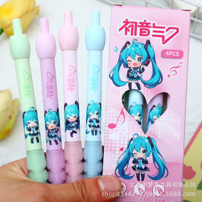 Гелевая ручка Kawaii Hatsune M – обзор и цена Gel Ink Pen Set