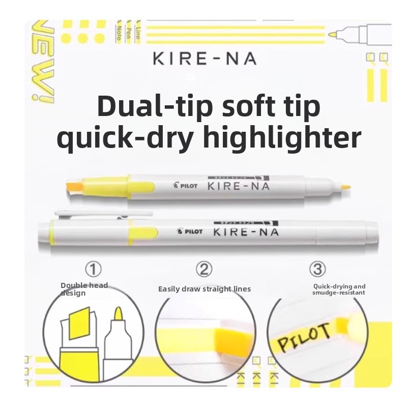 Набор хайлайтеров PILOT KIRE-N – обзор и цена Highlighter Set Pastel