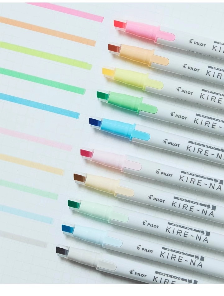 Набор хайлайтеров PILOT KIRE-N – обзор и цена Highlighter Set Pastel