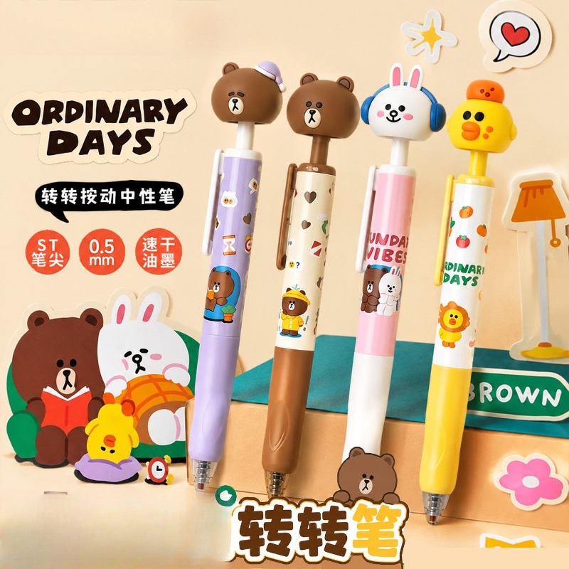 Новая гелевая ручка LINE FRIEN – обзор и цена Stationery Warehouse