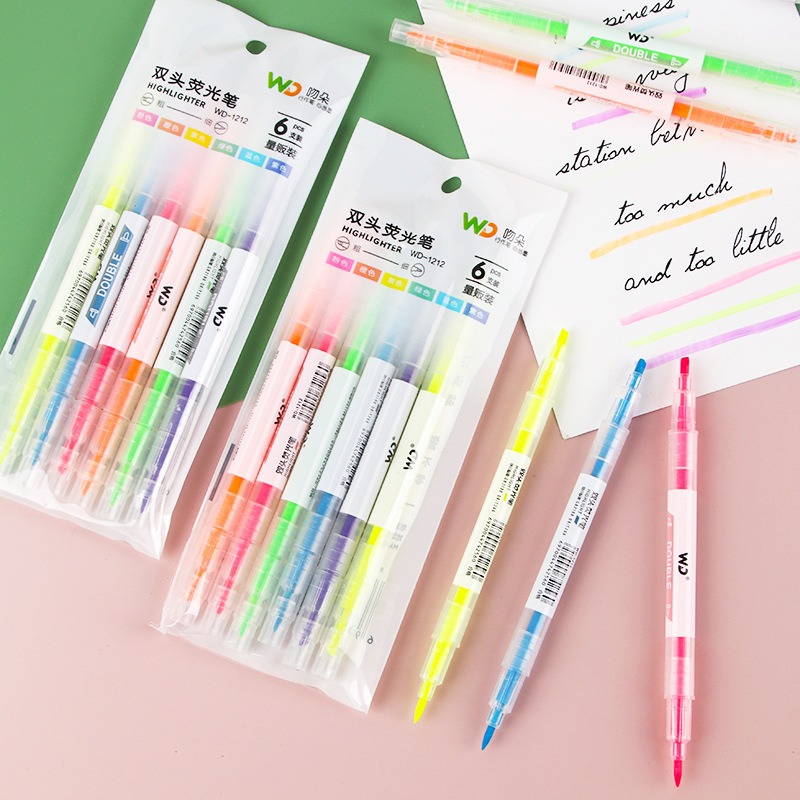 Набор из 6 маркеров-выделителе – обзор и цена Highlighter Set Pastel