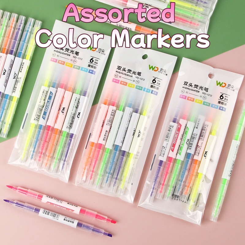 Набор из 6 маркеров-выделителе – обзор и цена Highlighter Set Pastel