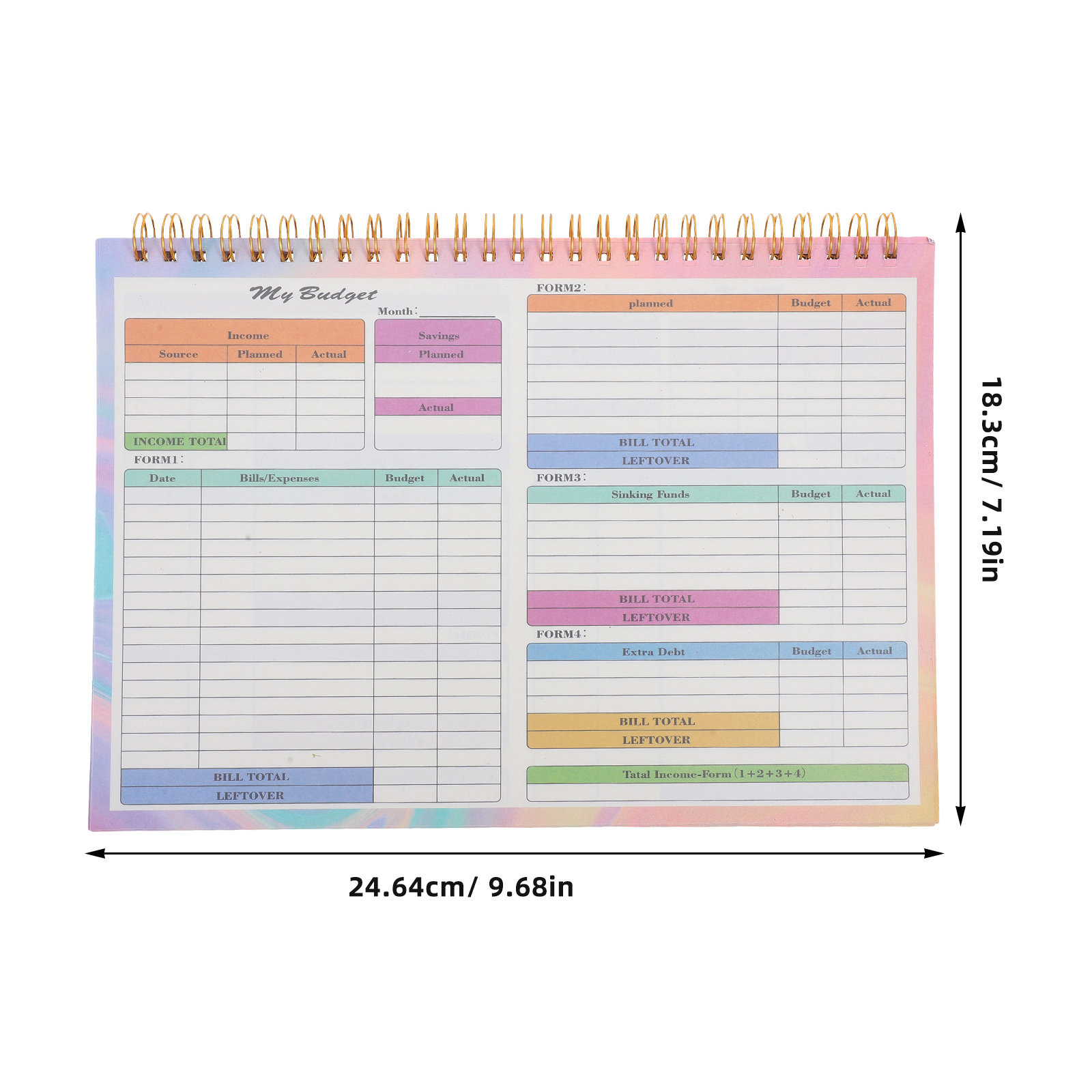 Ежедневная/еженедельная финанс – обзор и цена Planner Weekly Budget