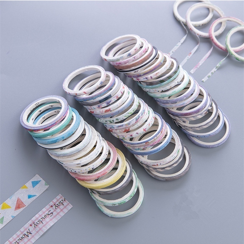 20/50 рулонов, Золотая фольга, – обзор и цена Washi Tape Set