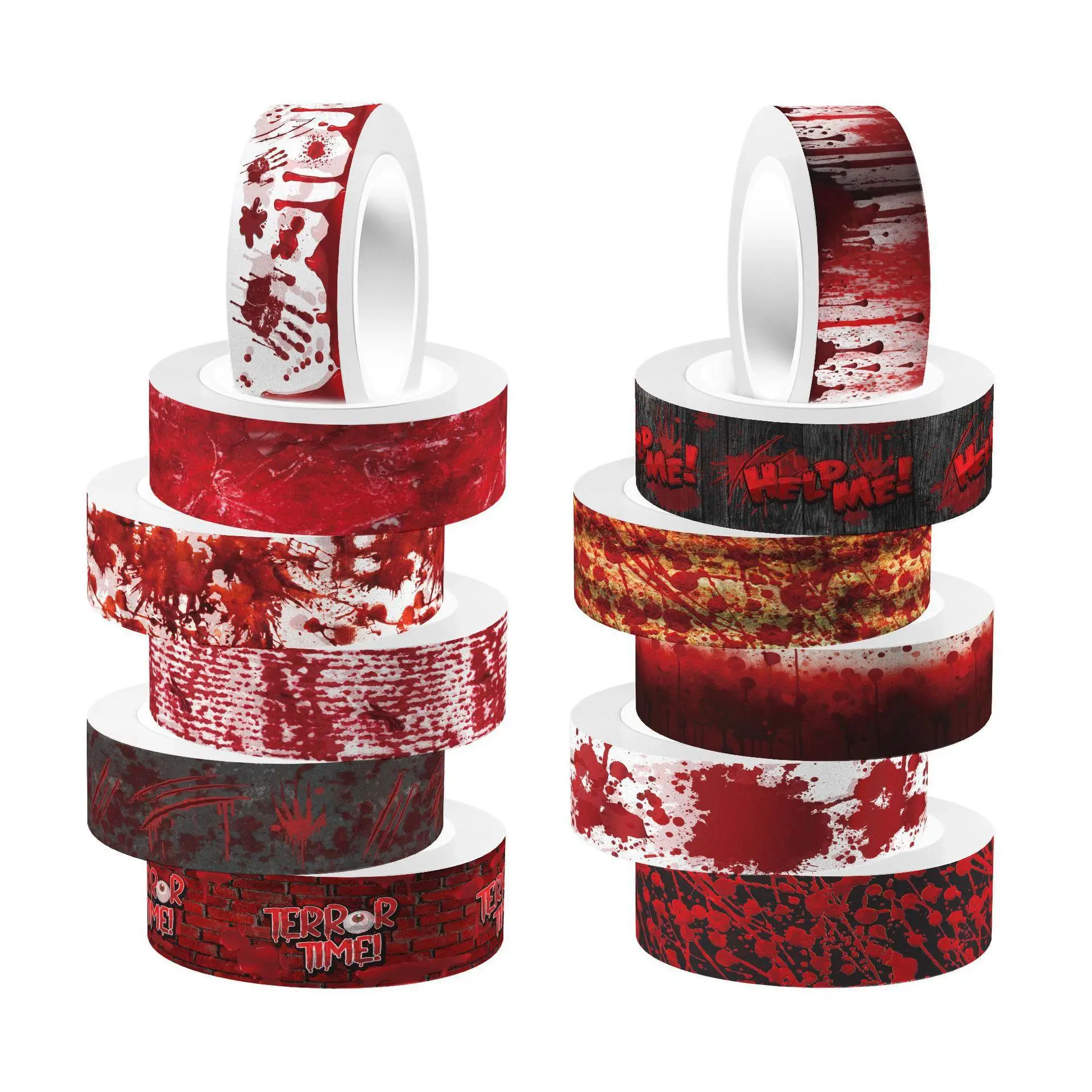 Хэллоуин кровавая рука кровоте – обзор и цена Washi Tape Set
