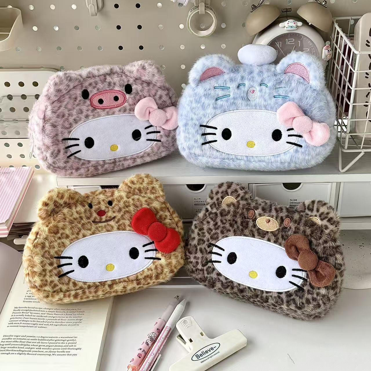 Новый милый пенал с леопардовы – обзор и цена Pencil Case Large