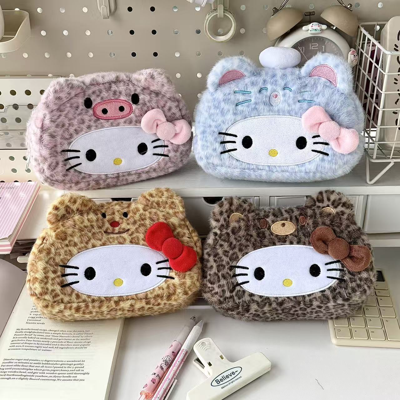 Новый милый пенал с леопардовы – обзор и цена Pencil Case Large
