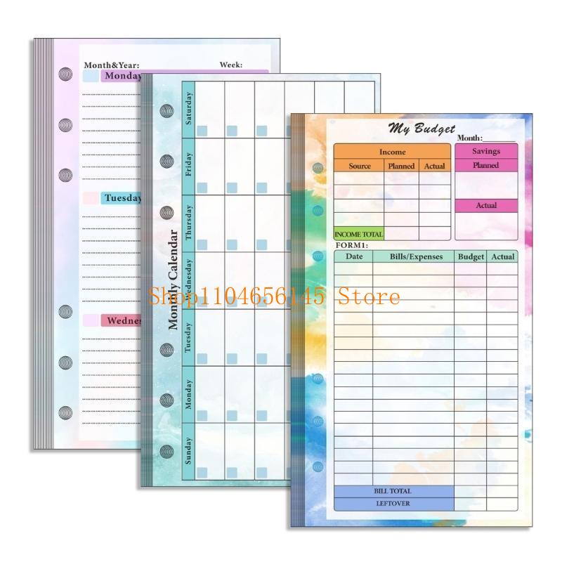 Сменный лист бумаги с вкладыша – обзор и цена Planner Weekly Budget