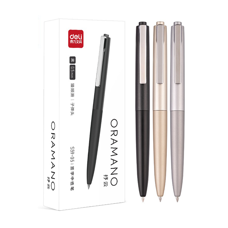 Deli 3 шт. 0,5 мм/0,7 мм гелев – обзор и цена Office Stationery Supply Business
