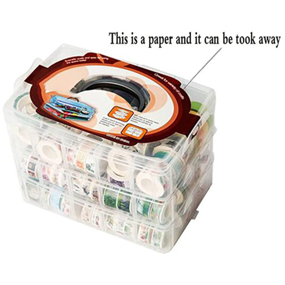 Прозрачный органайзер для скот – обзор и цена Washi Tape Set