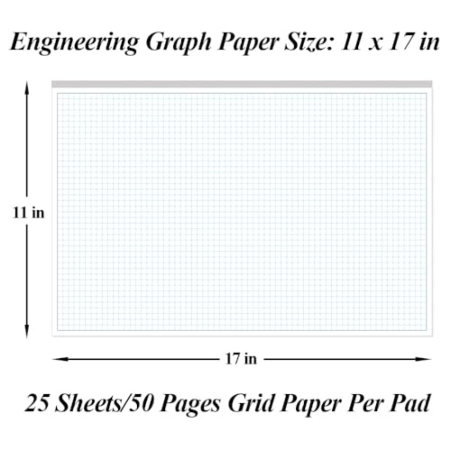 Блокноты для инженерных чертеж – обзор и цена Graph Paper Pad