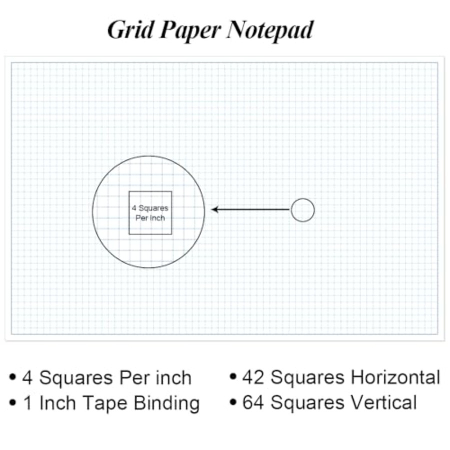 Блокноты для инженерных чертеж – обзор и цена Graph Paper Pad