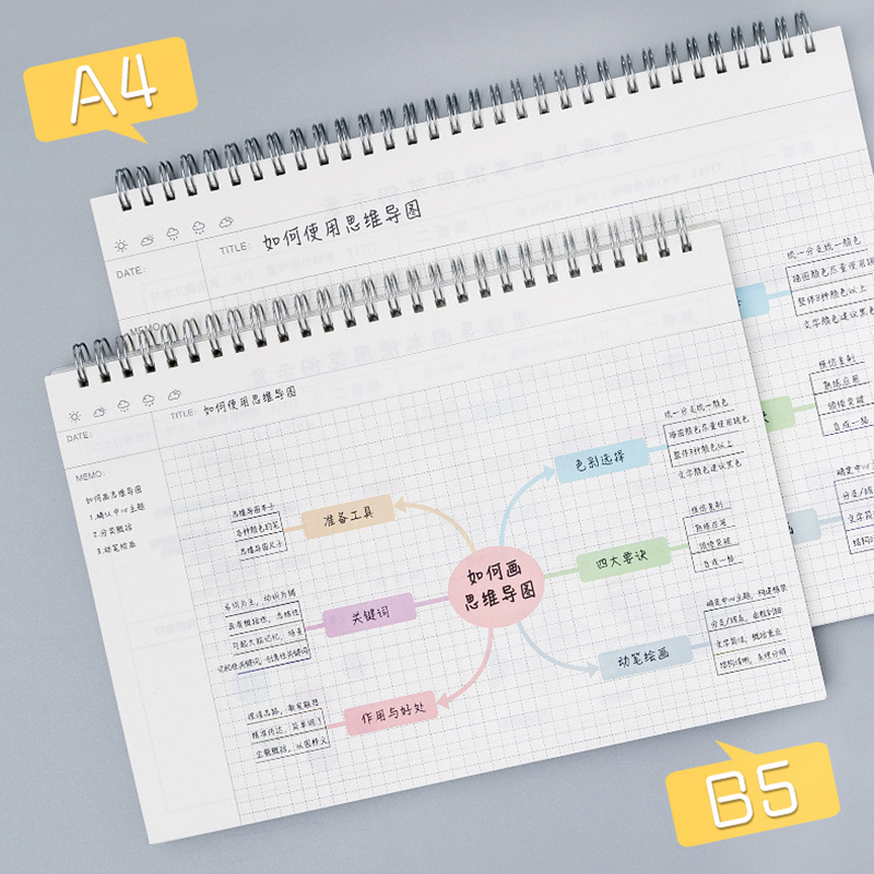 A4/B5 фотография в виде карты  – обзор и цена Graph Paper Pad
