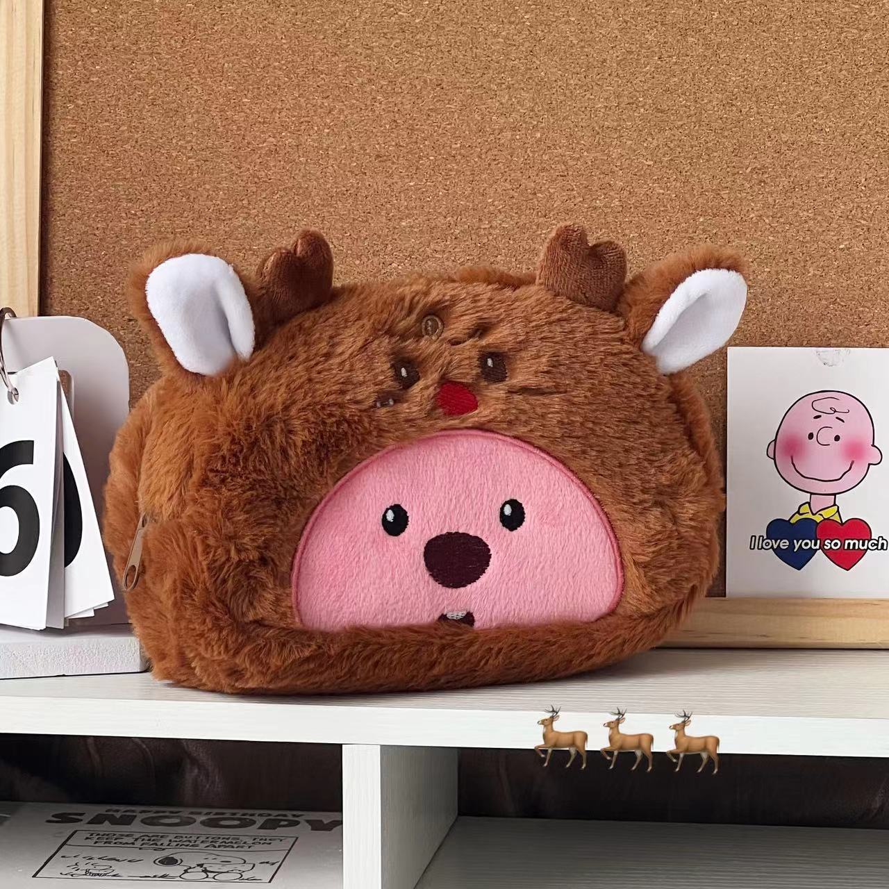 Плюшевая сумка-пенал с мультяш – обзор и цена Pencil Case Large