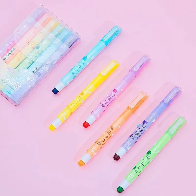 6 цветов/набор, пастельные гел – обзор и цена Highlighter Set Pastel
