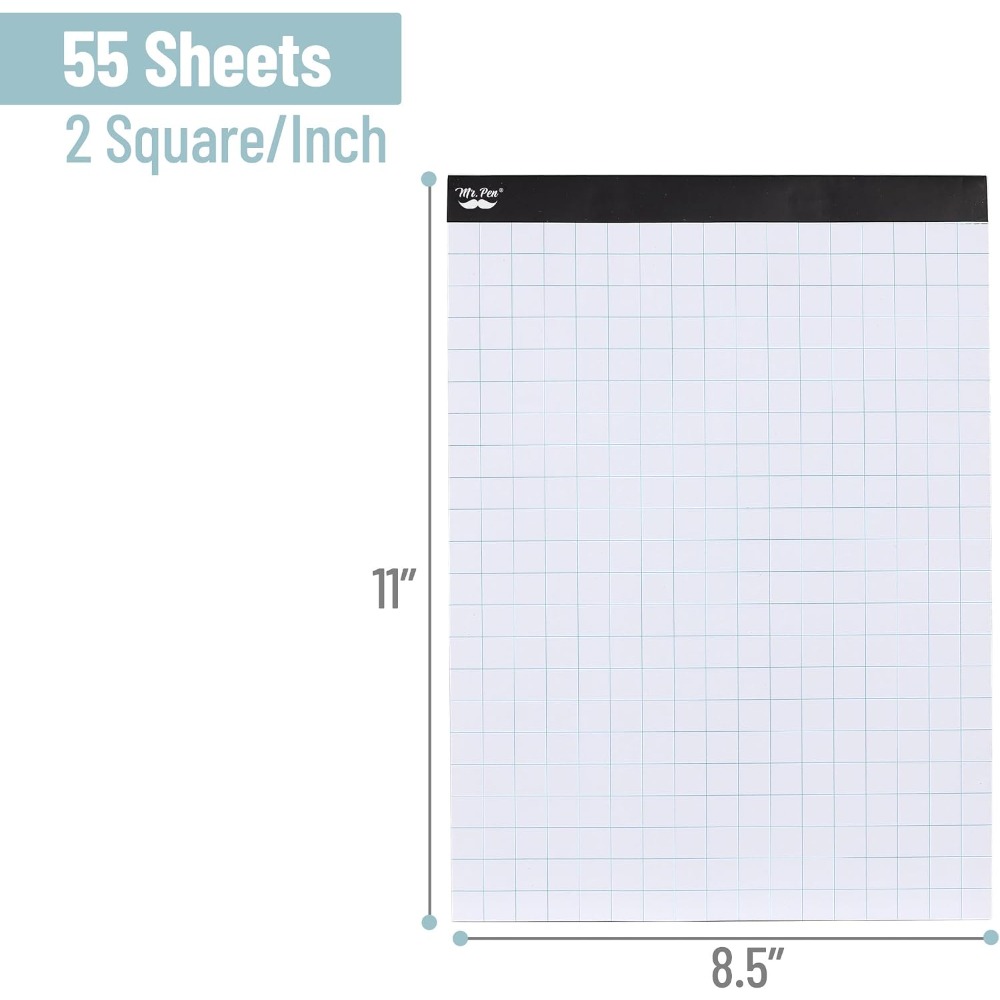 Блокнот для графиков, 8,5x11 д – обзор и цена Graph Paper Pad